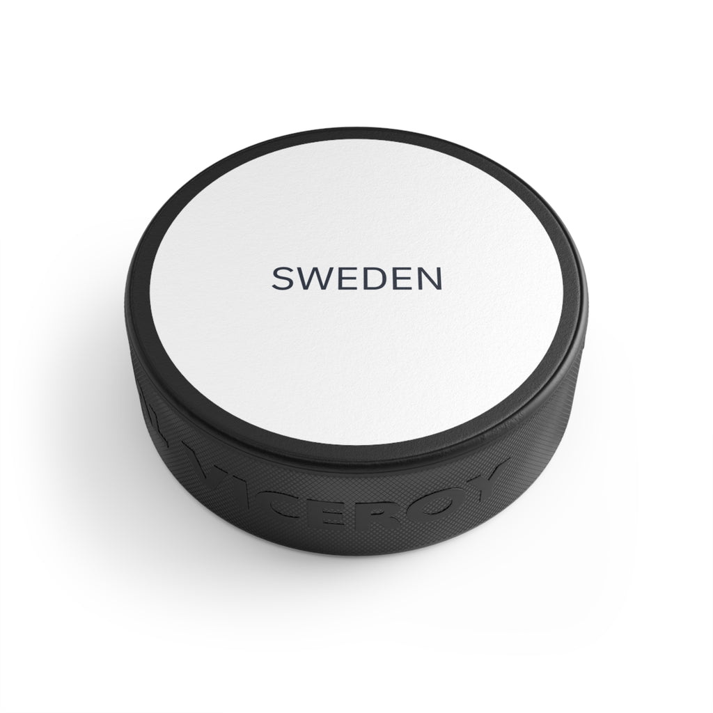 Sweden Hockey Puck – Minimal National Team Souvenir