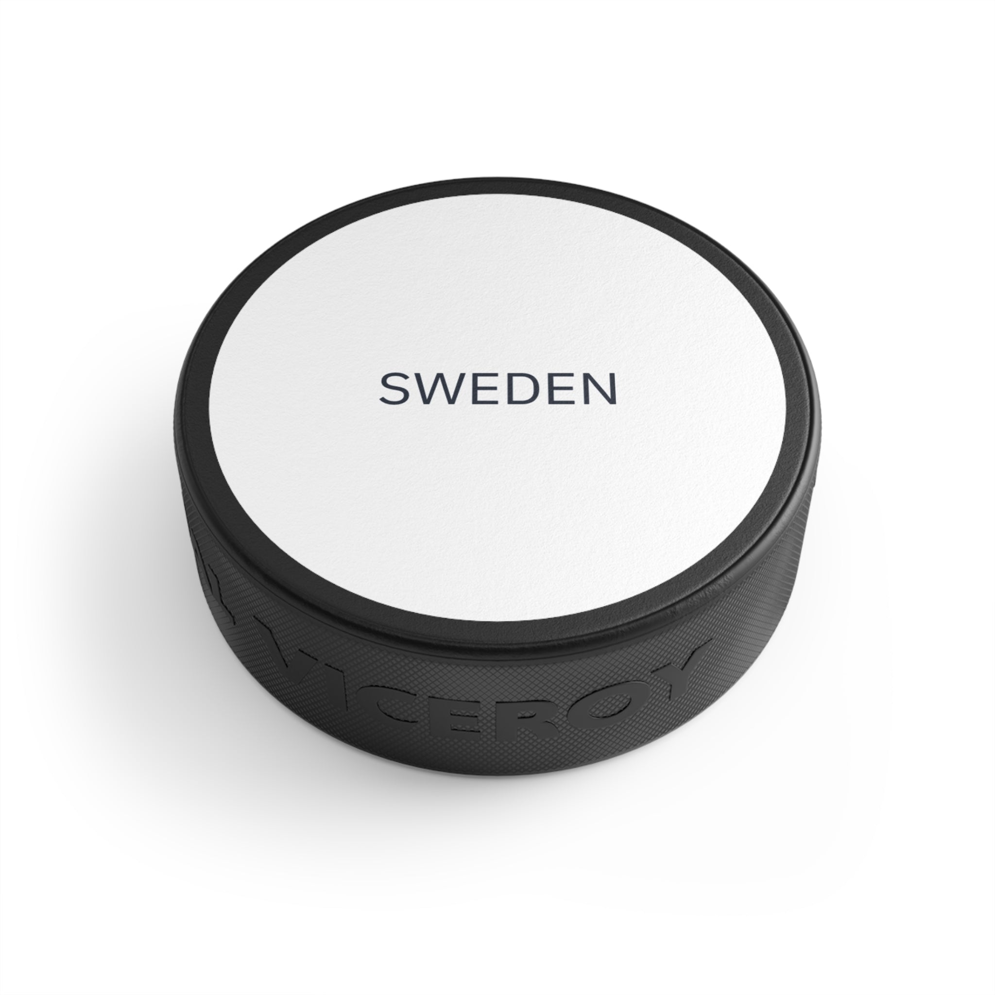 Sweden Hockey Puck – Minimal National Team Souvenir