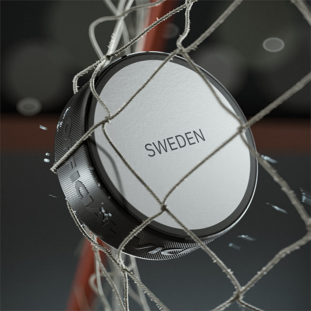 Sweden Hockey Puck – Minimal National Team Souvenir